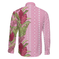 Women's Day Samoa Malu Tattoo Inspired Mix Teuila Family Matching Summer Maxi Dress and Hawaiian Shirt Rose Pink LT7 - Polynesian Pride