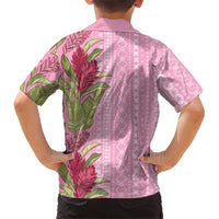 Women's Day Samoa Malu Tattoo Inspired Mix Teuila Family Matching Tank Maxi Dress and Hawaiian Shirt Rose Pink LT7 - Polynesian Pride
