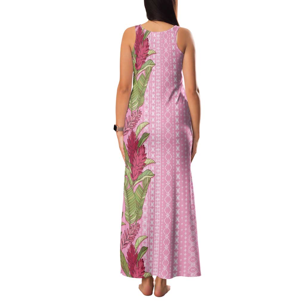 Women's Day Samoa Malu Tattoo Inspired Mix Teuila Family Matching Tank Maxi Dress and Hawaiian Shirt Rose Pink LT7 - Polynesian Pride