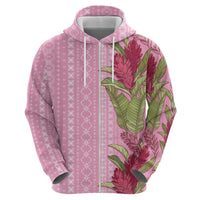 Women's Day Samoa Malu Tattoo Inspired Mix Teuila Hoodie Rose Pink