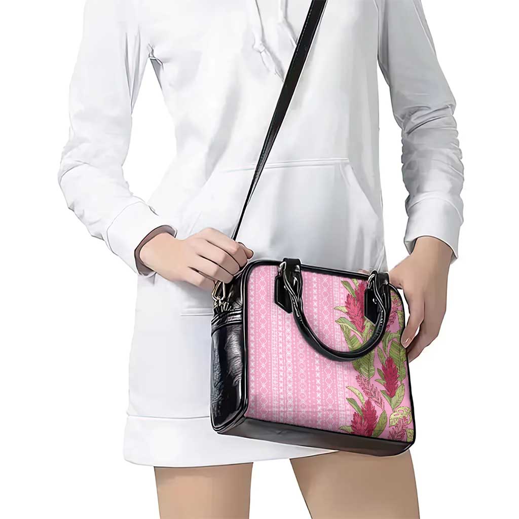 Women's Day Samoa Malu Tattoo Inspired Mix Teuila Shoulder Handbag Rose Pink
