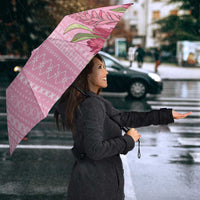 Women's Day Samoa Malu Tattoo Inspired Mix Teuila Umbrella Rose Pink