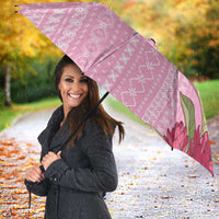 Women's Day Samoa Malu Tattoo Inspired Mix Teuila Umbrella Rose Pink