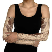 Women's Day Samoa Malu Tattoo Inspired Mix Teuila Arm Sleeves Vintage Tapa