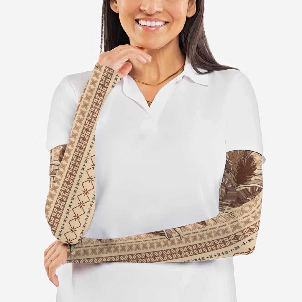 Women's Day Samoa Malu Tattoo Inspired Mix Teuila Arm Sleeves Vintage Tapa
