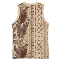 Women's Day Samoa Malu Tattoo Inspired Mix Teuila Basketball Jersey Vintage Tapa