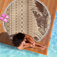 Women's Day Samoa Malu Tattoo Inspired Mix Teuila Beach Blanket Vintage Tapa