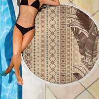 Women's Day Samoa Malu Tattoo Inspired Mix Teuila Beach Blanket Vintage Tapa