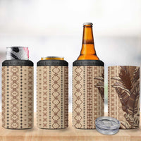 Women's Day Samoa Malu Tattoo Inspired Mix Teuila 4 in 1 Can Cooler Tumbler Vintage Tapa