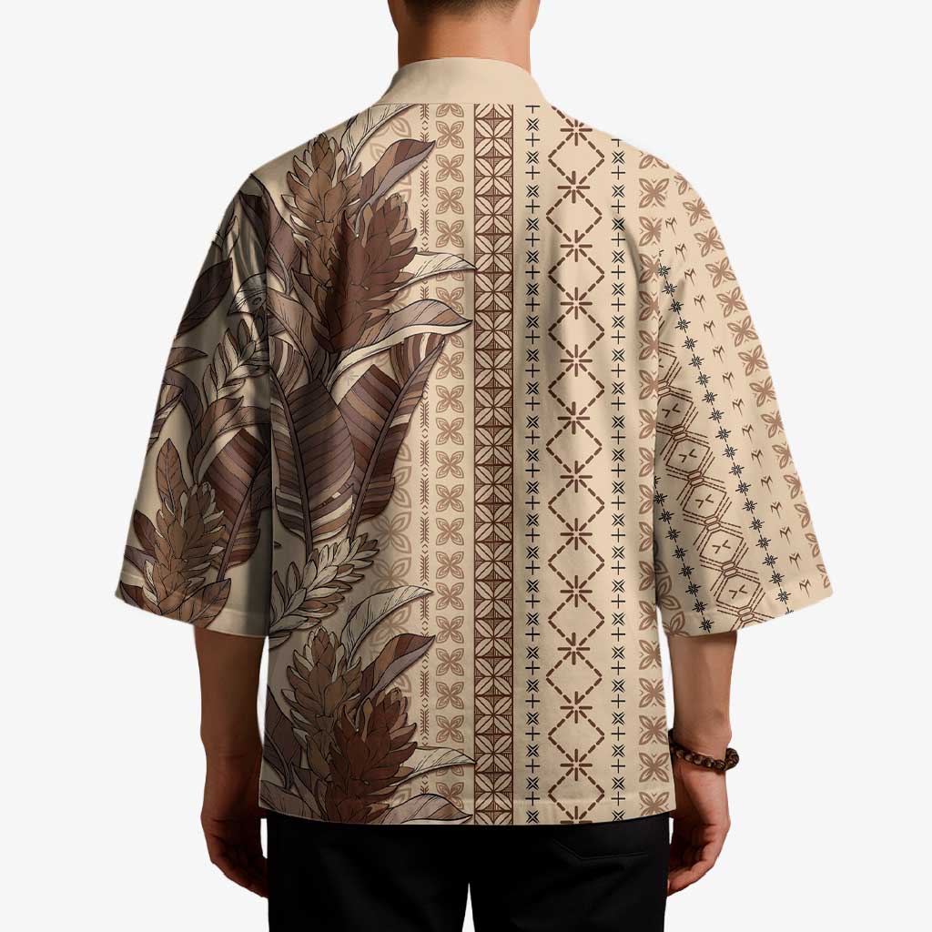 Women's Day Samoa Malu Tattoo Inspired Mix Teuila Kimono Vintage Tapa