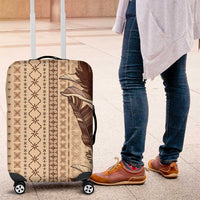 Women's Day Samoa Malu Tattoo Inspired Mix Teuila Luggage Cover Vintage Tapa