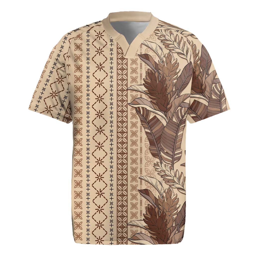 Women's Day Samoa Malu Tattoo Inspired Mix Teuila Rugby Jersey Vintage Tapa
