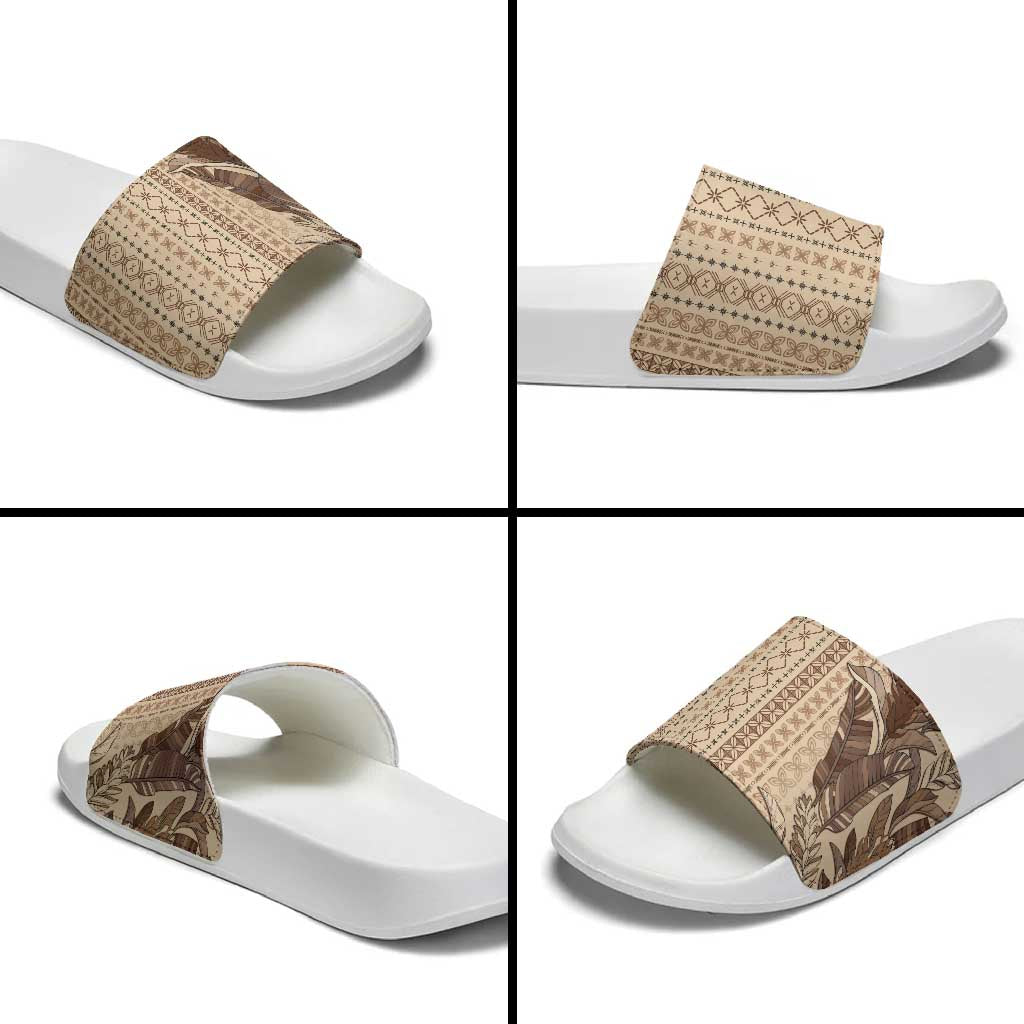 Women's Day Samoa Malu Tattoo Inspired Mix Teuila Slide Sandals Vintage Tapa