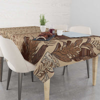 Women's Day Samoa Malu Tattoo Inspired Mix Teuila Tablecloth Vintage Tapa