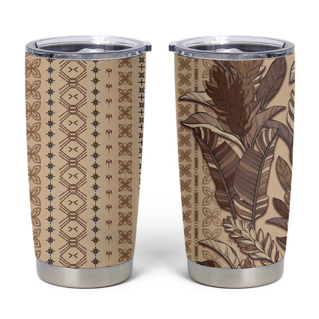 Women's Day Samoa Malu Tattoo Inspired Mix Teuila Tumbler Cup Vintage Tapa
