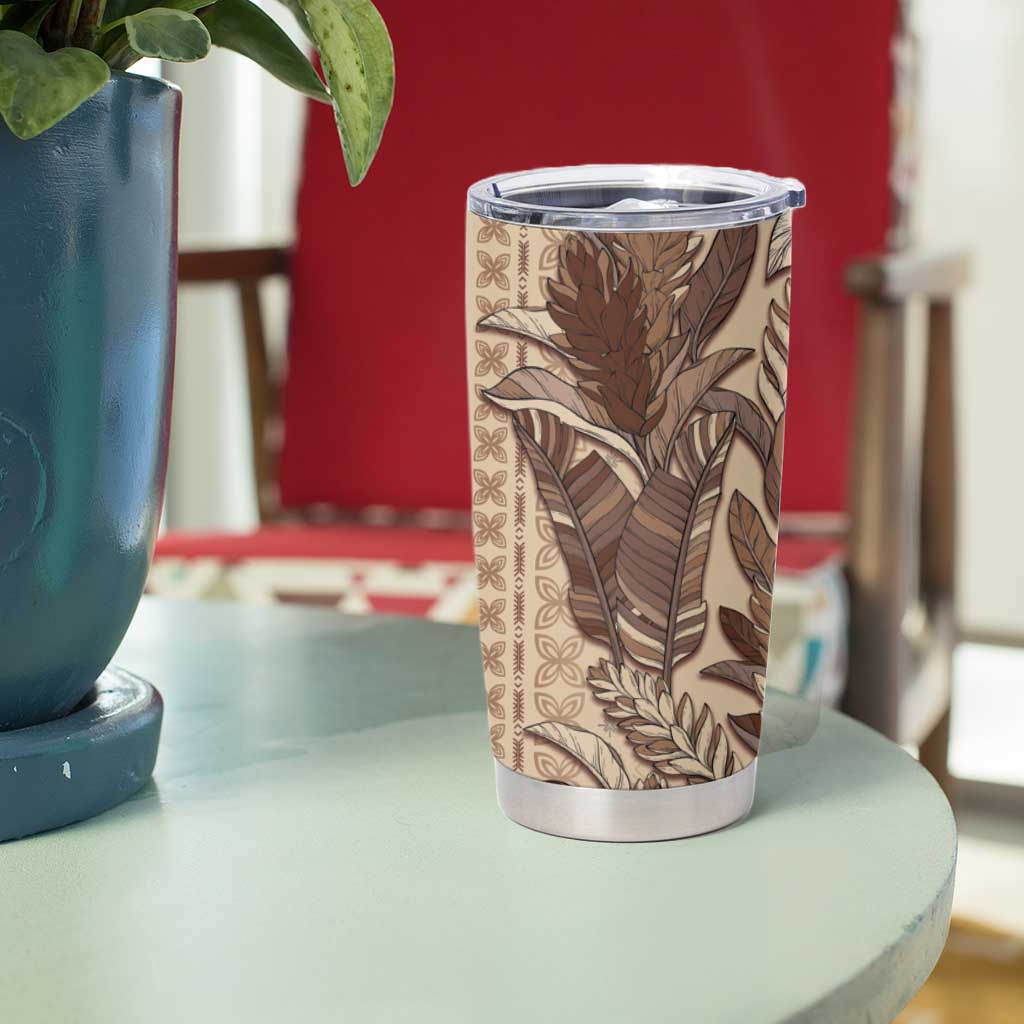 Women's Day Samoa Malu Tattoo Inspired Mix Teuila Tumbler Cup Vintage Tapa