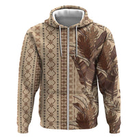 Women's Day Samoa Malu Tattoo Inspired Mix Teuila Zip Hoodie Vintage Tapa