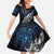Maori Matariki Family Matching Mermaid Dress and Hawaiian Shirt Landscape Styled Fern - Galaxy