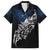 Maori Matariki Family Matching Summer Maxi Dress and Hawaiian Shirt Landscape Styled Fern - Galaxy