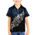 Maori Matariki Family Matching Summer Maxi Dress and Hawaiian Shirt Landscape Styled Fern - Galaxy