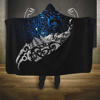 Maori Matariki Hooded Blanket Landscape Styled Fern - Galaxy