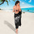 Maori Matariki Sarong Landscape Styled Fern - Monochrome