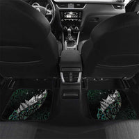 Maori Matariki Car Mats Landscape Styled Fern - Paua Shell