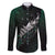 Maori Matariki Family Matching Mermaid Dress and Hawaiian Shirt Landscape Styled Fern - Paua Shell