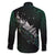 Maori Matariki Family Matching Mermaid Dress and Hawaiian Shirt Landscape Styled Fern - Paua Shell