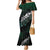 Maori Matariki Family Matching Mermaid Dress and Hawaiian Shirt Landscape Styled Fern - Paua Shell