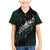 Maori Matariki Family Matching Mermaid Dress and Hawaiian Shirt Landscape Styled Fern - Paua Shell