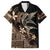 Samoa Manuia le Aso Tuto'atasi Family Matching Off Shoulder Maxi Dress and Hawaiian Shirt Siapo Mamanu Mix Tatau Marlin