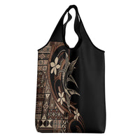 Samoa Manuia le Aso Tuto'atasi Grocery Bag Siapo Mamanu Mix Tatau Marlin