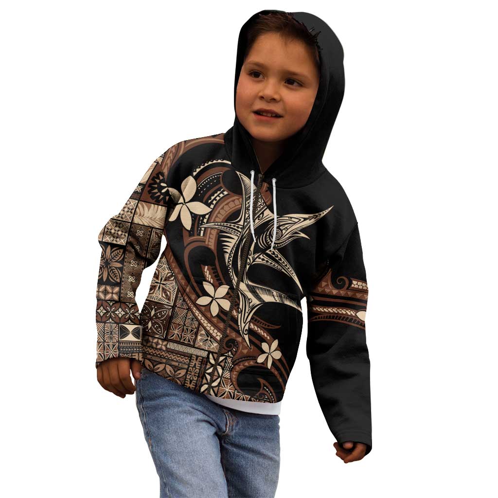 Samoa Manuia le Aso Tuto'atasi Kid Hoodie Siapo Mamanu Mix Tatau Marlin