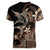 Samoa Manuia le Aso Tuto'atasi Women V-Neck T-Shirt Siapo Mamanu Mix Tatau Marlin