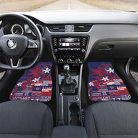 Samoa Manuia le Aso Tuto'atasi Car Mats Siapo Mamanu Mix Tatau Marlin - Flag Color