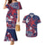 Samoa Manuia le Aso Tuto'atasi Couples Matching Mermaid Dress and Hawaiian Shirt Siapo Mamanu Mix Tatau Marlin - Flag Color