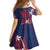 Samoa Manuia le Aso Tuto'atasi Family Matching Mermaid Dress and Hawaiian Shirt Siapo Mamanu Mix Tatau Marlin - Flag Color