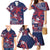 Samoa Manuia le Aso Tuto'atasi Family Matching Mermaid Dress and Hawaiian Shirt Siapo Mamanu Mix Tatau Marlin - Flag Color