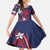 Samoa Manuia le Aso Tuto'atasi Family Matching Tank Maxi Dress and Hawaiian Shirt Siapo Mamanu Mix Tatau Marlin - Flag Color