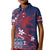 Samoa Manuia le Aso Tuto'atasi Kid Polo Shirt Siapo Mamanu Mix Tatau Marlin - Flag Color