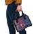 Samoa Manuia le Aso Tuto'atasi Shoulder Handbag Siapo Mamanu Mix Tatau Marlin - Flag Color
