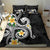 Kanaka Maoli Hawaii Plumeria Bedding Set Dancing Tentacles Black Style