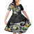 Kanaka Maoli Hawaii Plumeria Family Matching Mermaid Dress and Hawaiian Shirt Dancing Tentacles Black Style