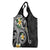 Kanaka Maoli Hawaii Plumeria Grocery Bag Dancing Tentacles Black Style