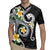 Kanaka Maoli Hawaii Plumeria Rugby Jersey Dancing Tentacles Black Style