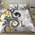 Kanaka Maoli Hawaii Plumeria Bedding Set Dancing Tentacles White Style