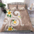 Kanaka Maoli Hawaii Plumeria Bedding Set Dancing Tentacles Beige Style LT7