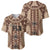 Bula Fiji Vintage Baseball Jersey Brown Masi Motifs