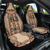 Bula Fiji Vintage Car Seat Cover Brown Masi Motifs
